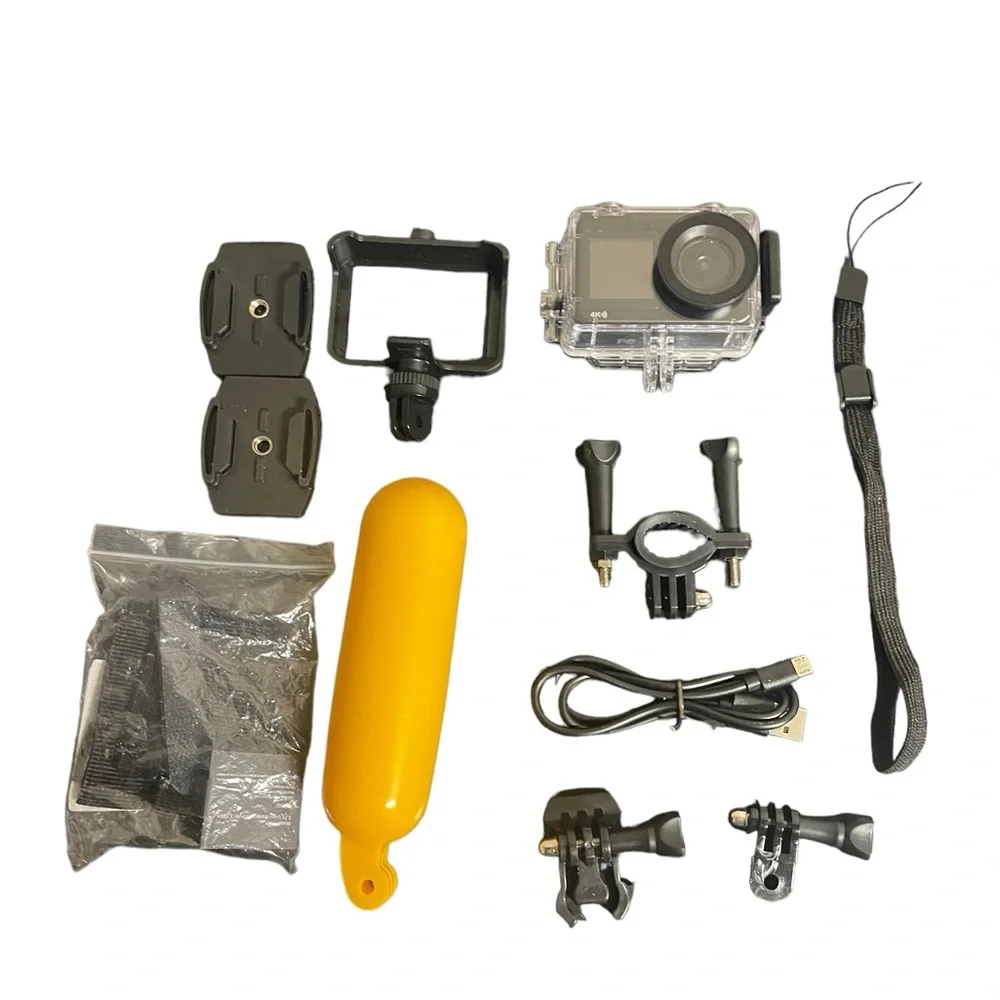Vivitar DVR923 4K Ultra HD Action Camera Kit Dual Screen with Wifi Bonus Battery
